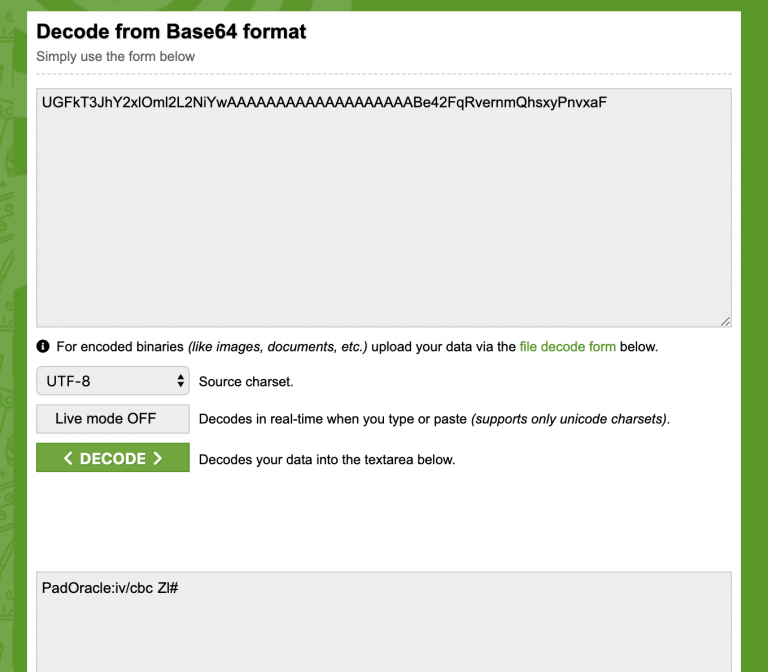 Requests decode